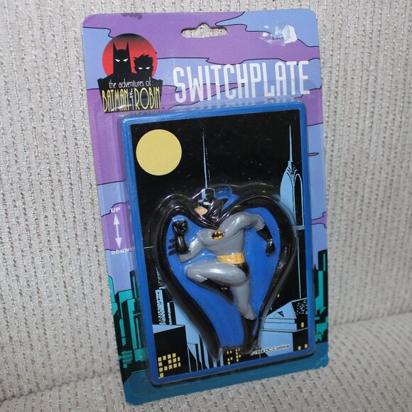 3/$77❤️vintage 1994 Adventures of Batman & Robin Wall Light Switchplate Cover - Picture 1 of 6